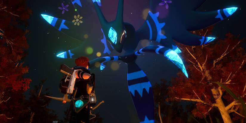 Palworld player with a Suzaku Aqua