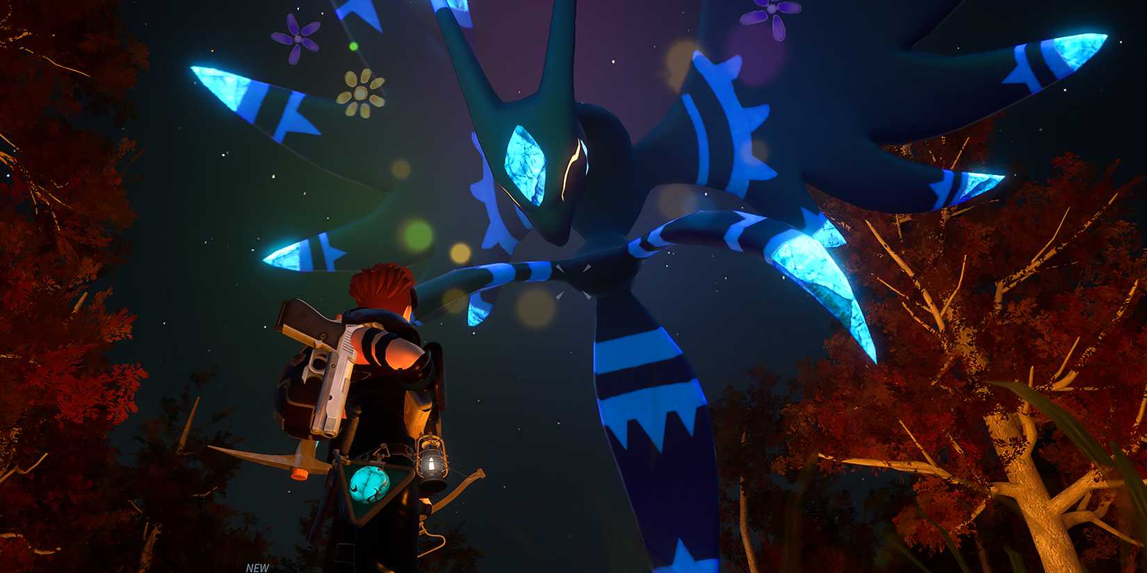 Palworld player with a Suzaku Aqua