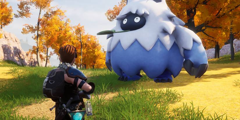 Palworld player with a Wumpo