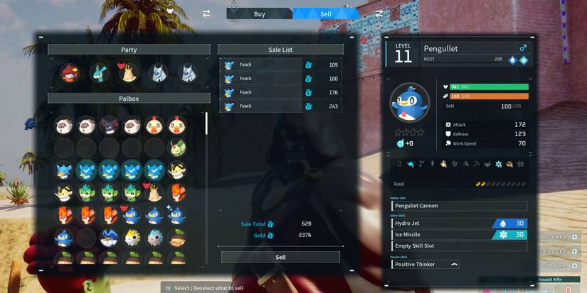 Palworld - Selling Pals at Black Marketeer