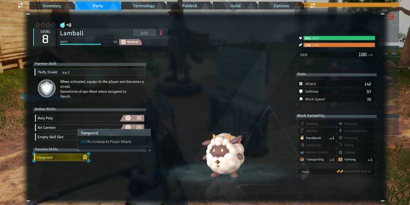 Passive Skill in Palworld