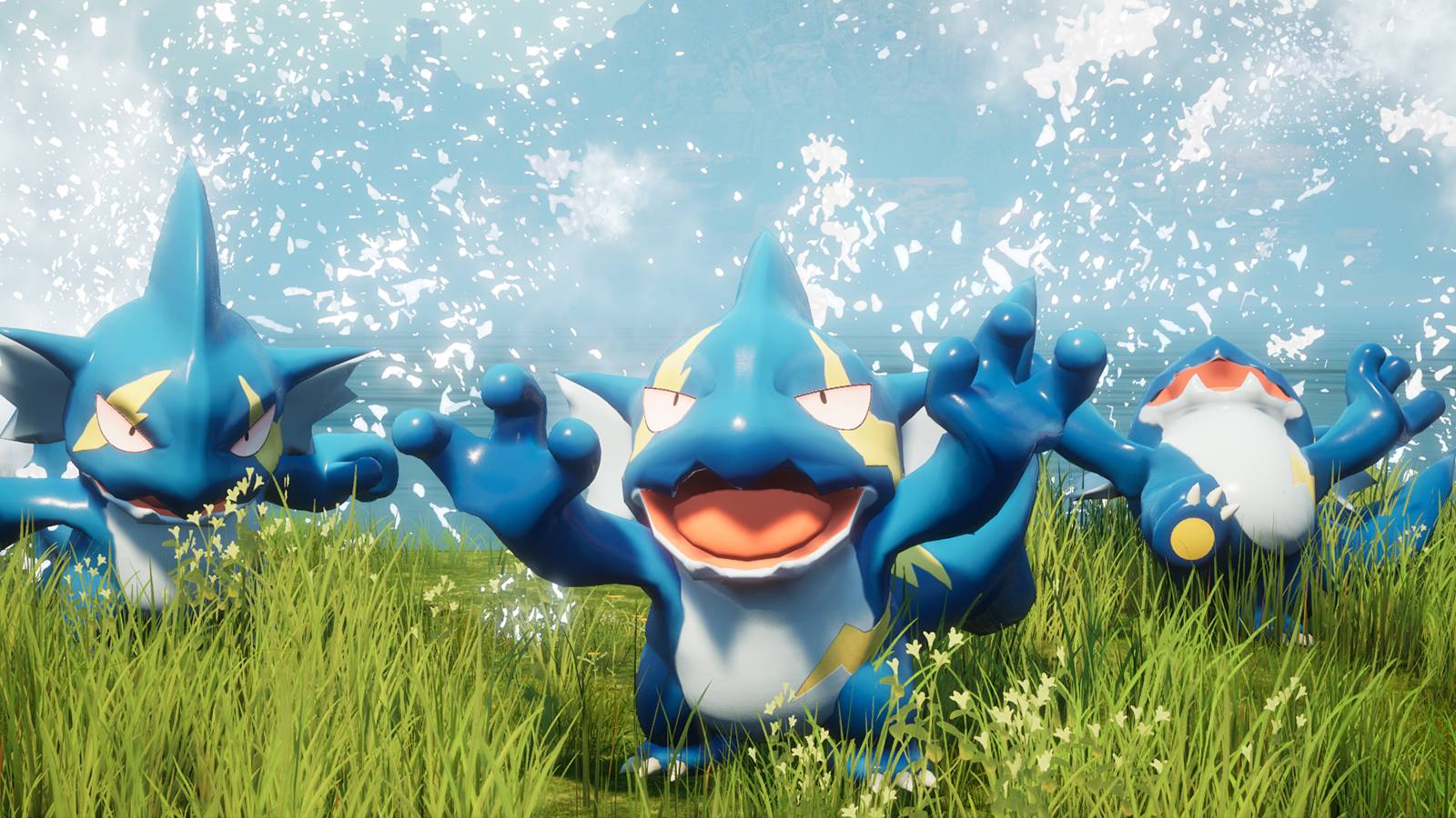 Palworld three water Pals