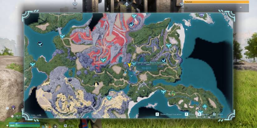 Rayne Syndicate Tower in Palworld (location on the map)