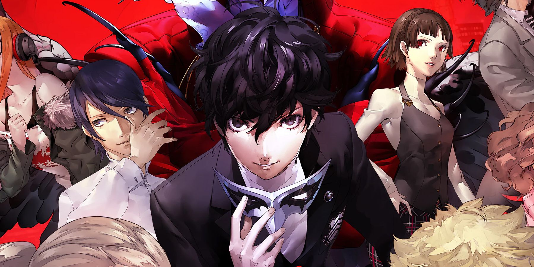 A cover image of the main characters of Persona 5.