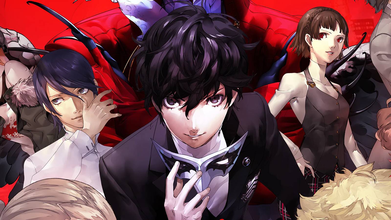 A cover image of the main characters of Persona 5.