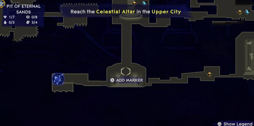 Prince or Persia: The Lost Crown - Four Celestial Guardian Location In The Pit of Eternal Sands