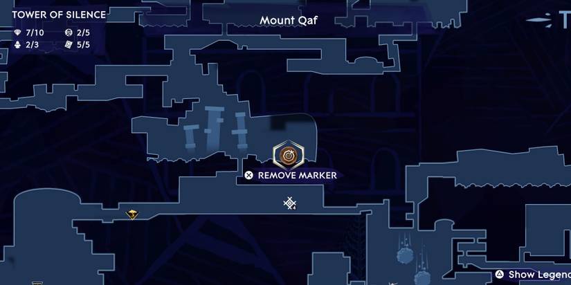 Prince of Persia: The Lost Crown - Tower of Silence Map And Fast Travel Location
