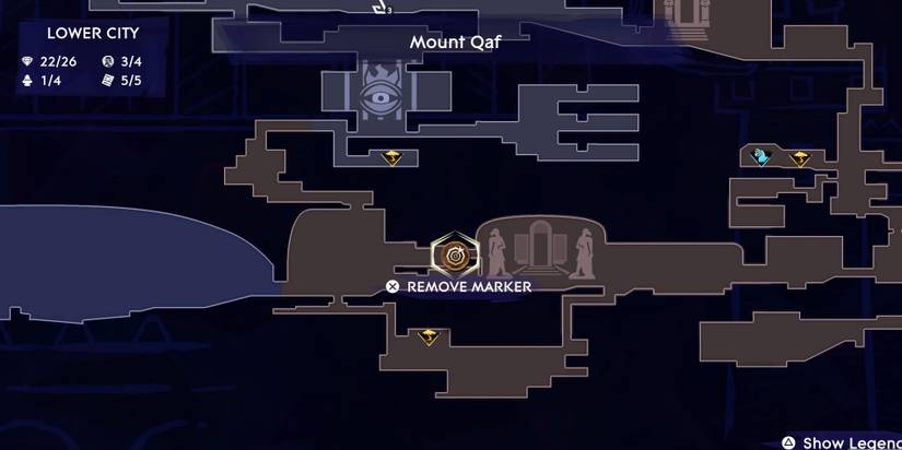 Prince of Persia: The Lost Crown - Old Royal Road Map And Fast Travel Location