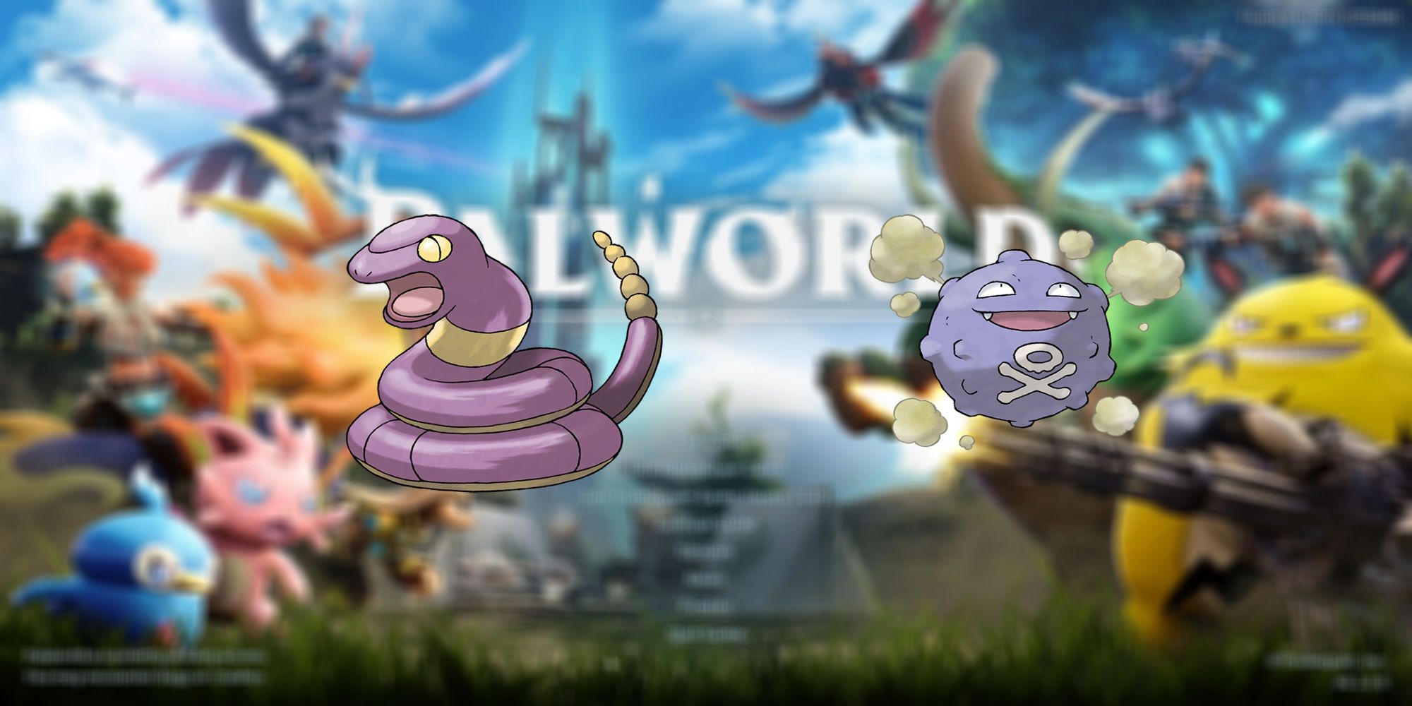 Poison types Ekans and Koffing could fit in Palworld