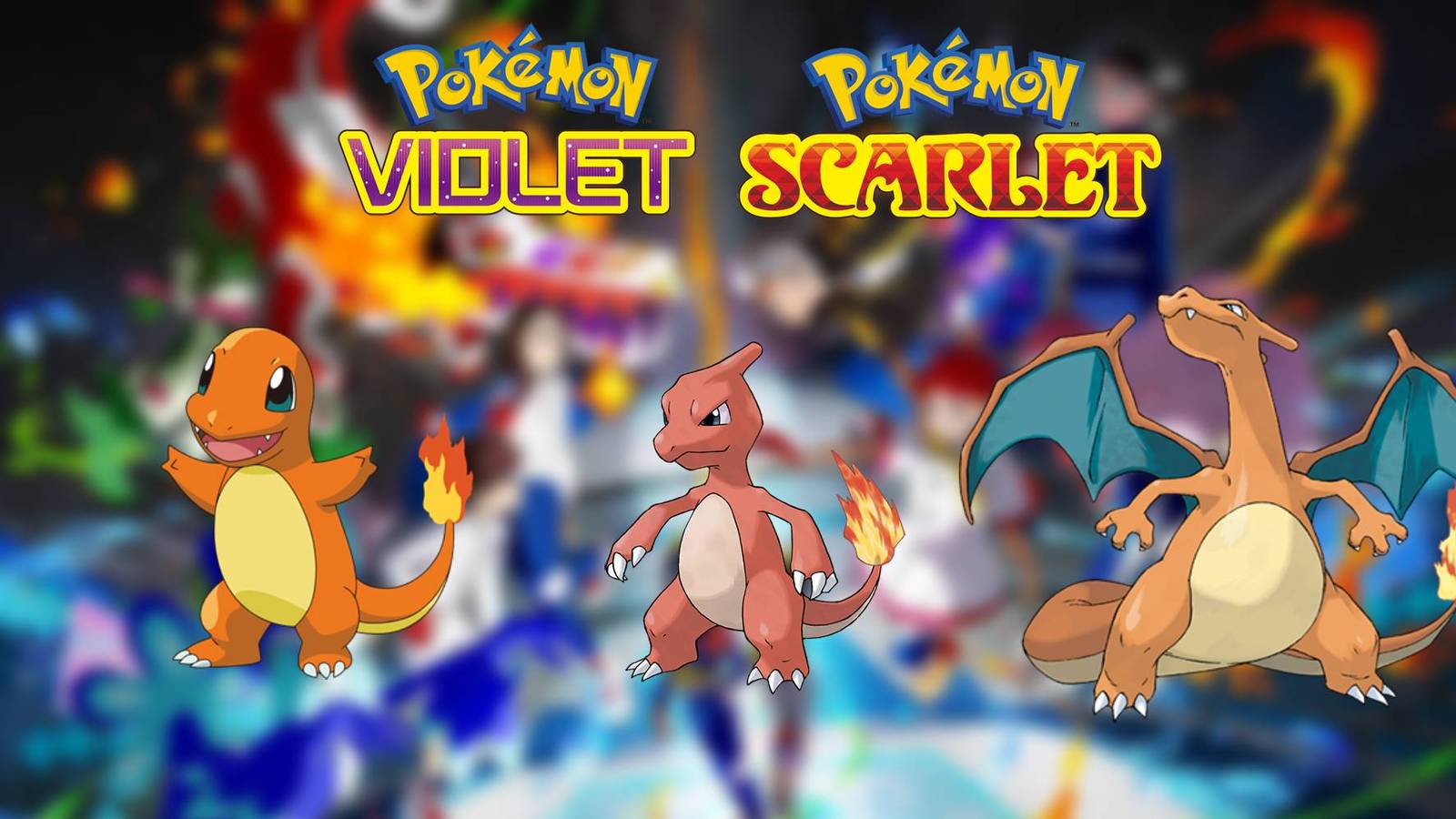 pokemon scarlet violet charmander charmeleon charizard