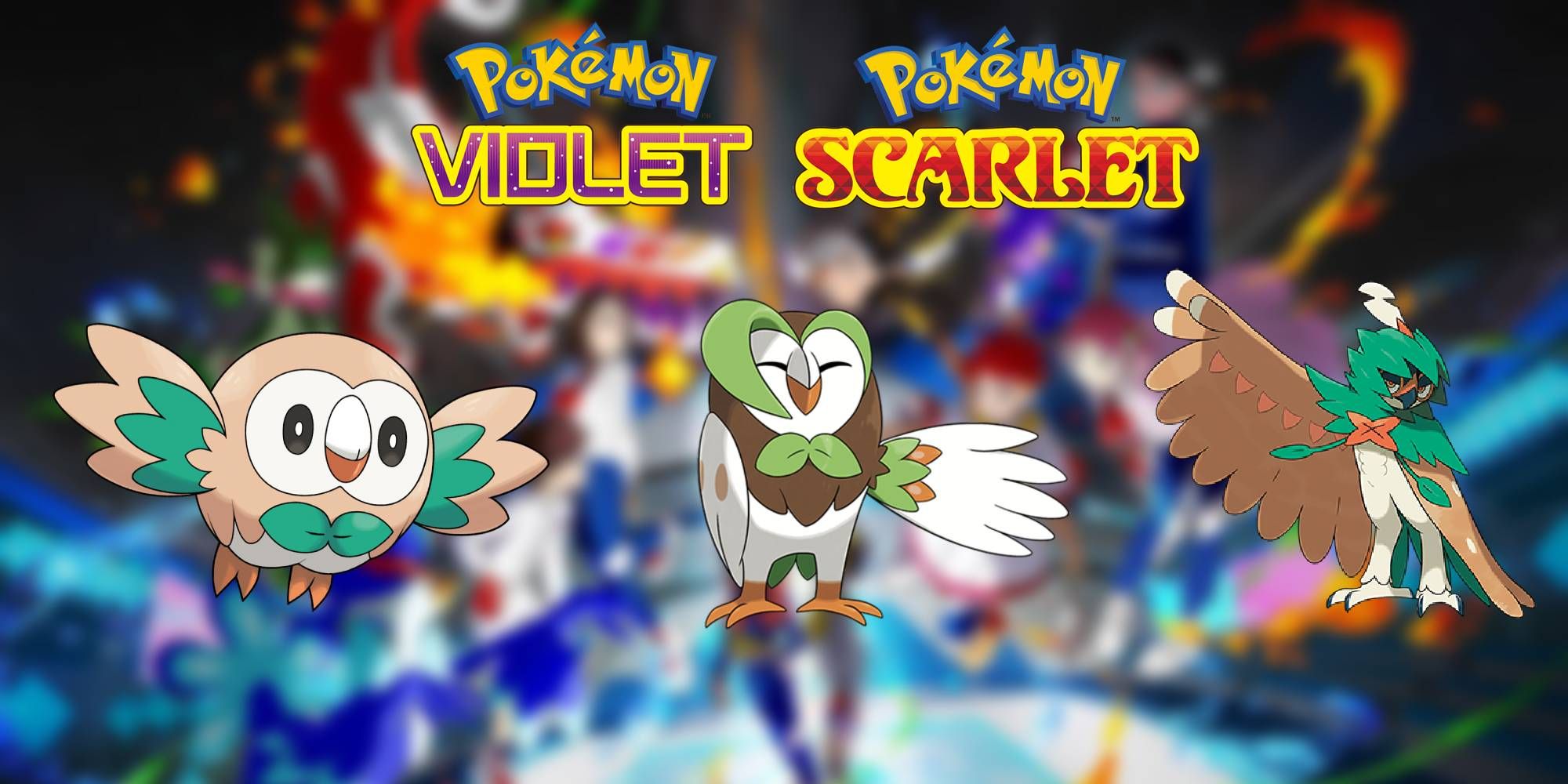 pokemon scarlet violet indigo disk rowlet decidueye dartrix