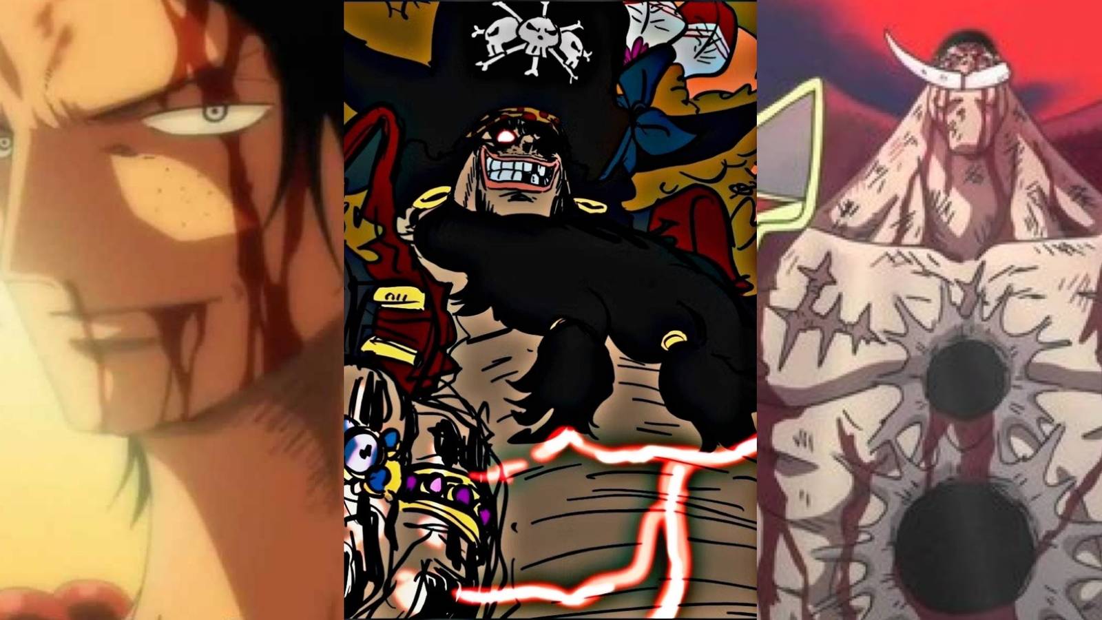 portgas d ace blackbeard whitebeard one piece