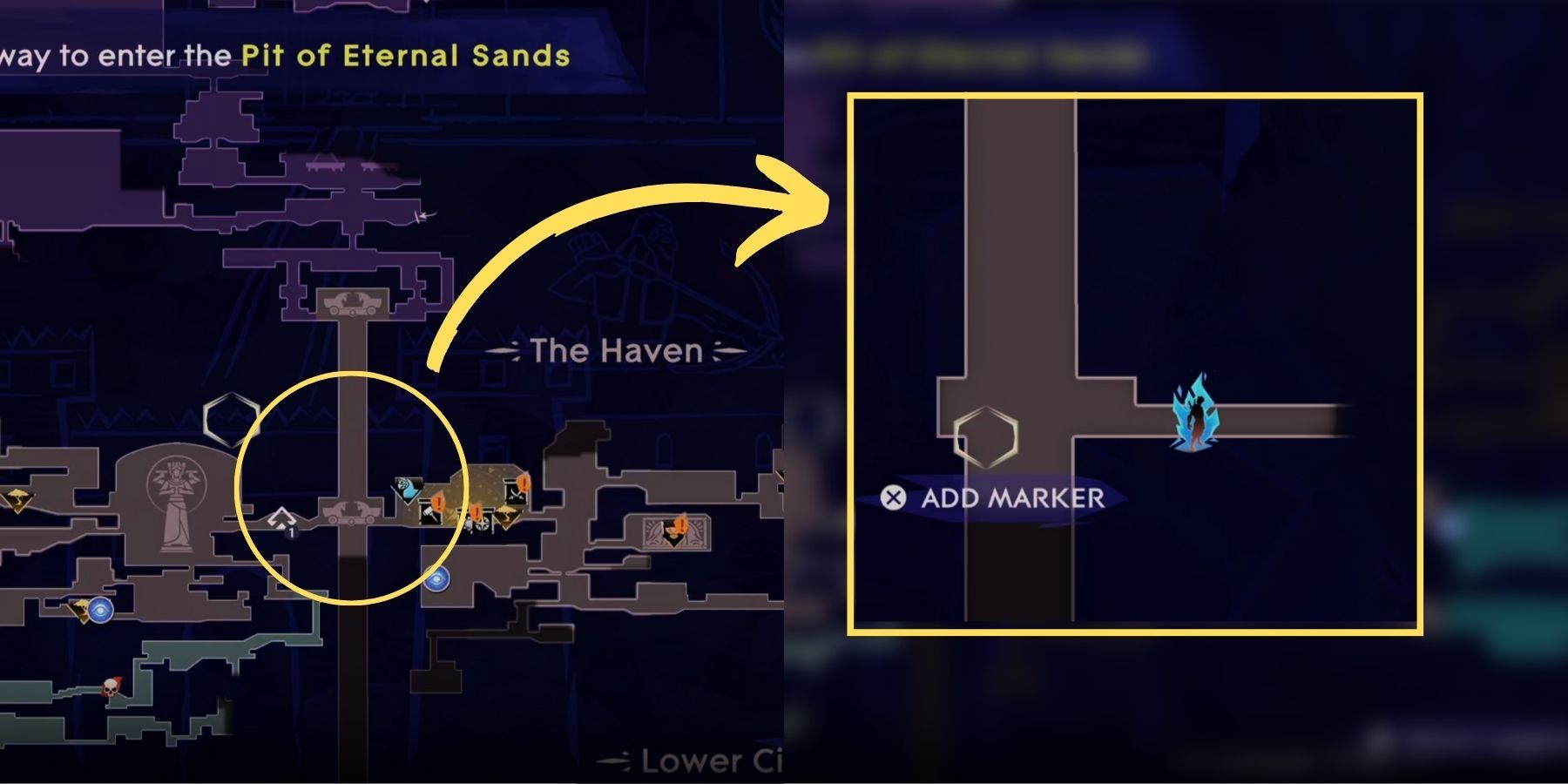 the location of the hidden floor in prince of persia the lost crown.