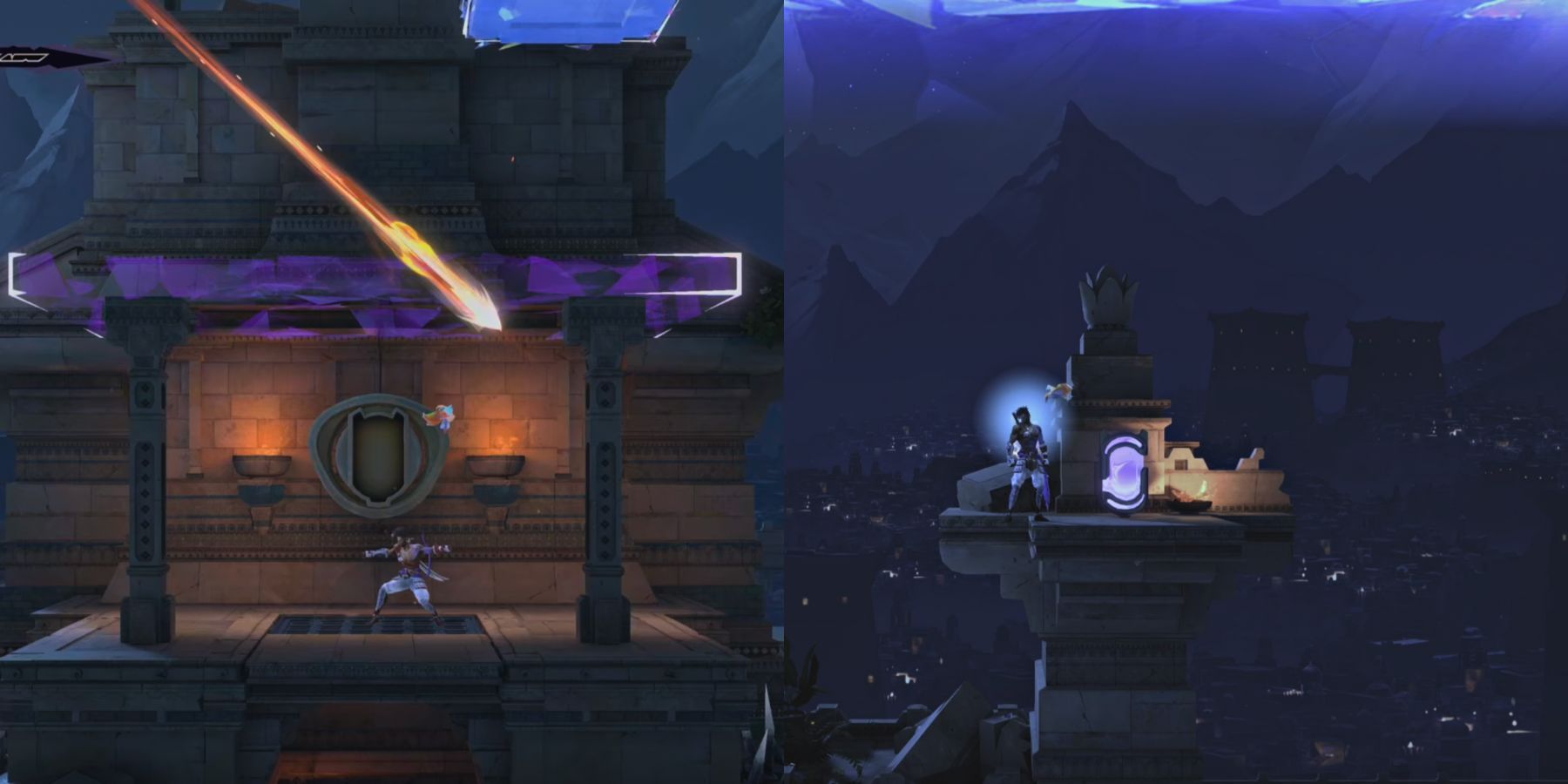 how to unlock the hidden room in upper city night in the lost crown.