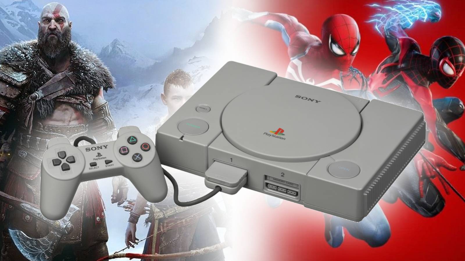 ps1 god of war ragnarok spider man 2