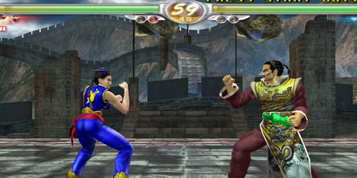 pai and lau chan fighting in vf4