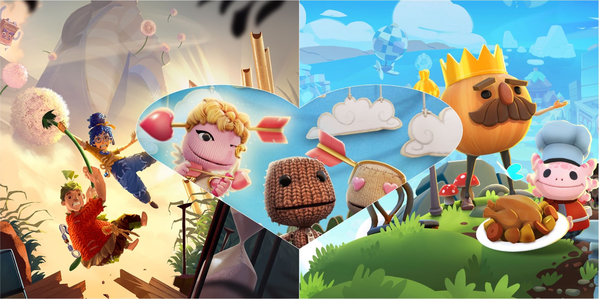 PS5 Valentines Games Feature Sackboy Overcooked It Takes Two
