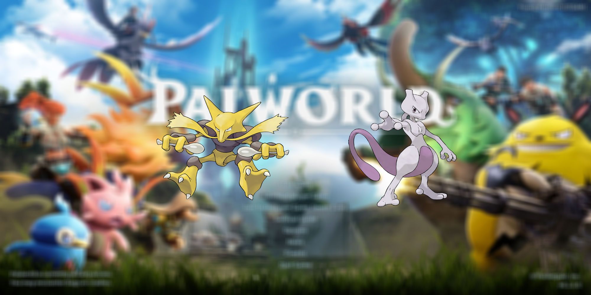 Psychic types Alakazam and Mewtwo could fit in Palworld