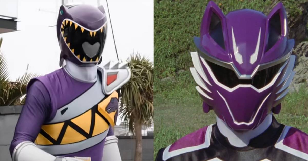 Power Rangers Samurai Purple Ranger Mighty Morphin Purple Ranger By
