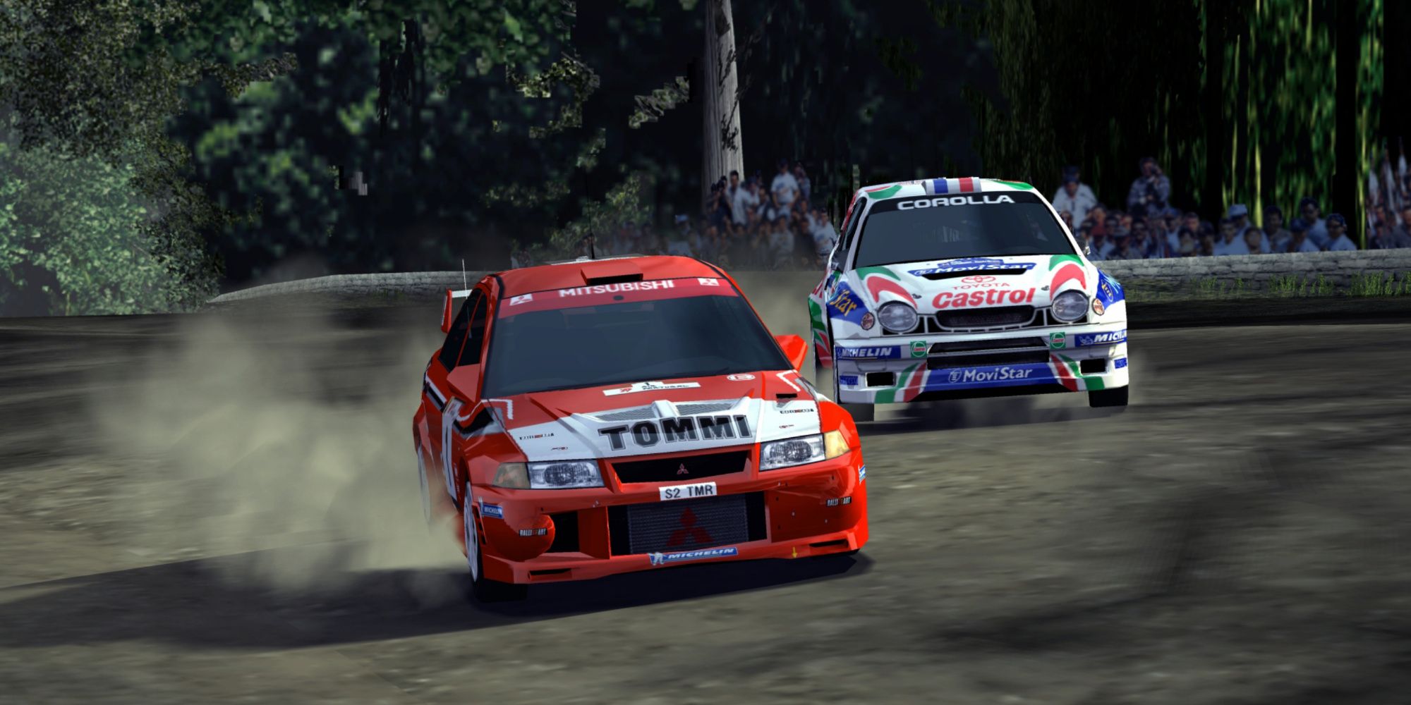 Racing in a match in Gran Turismo 3 A-Spec
