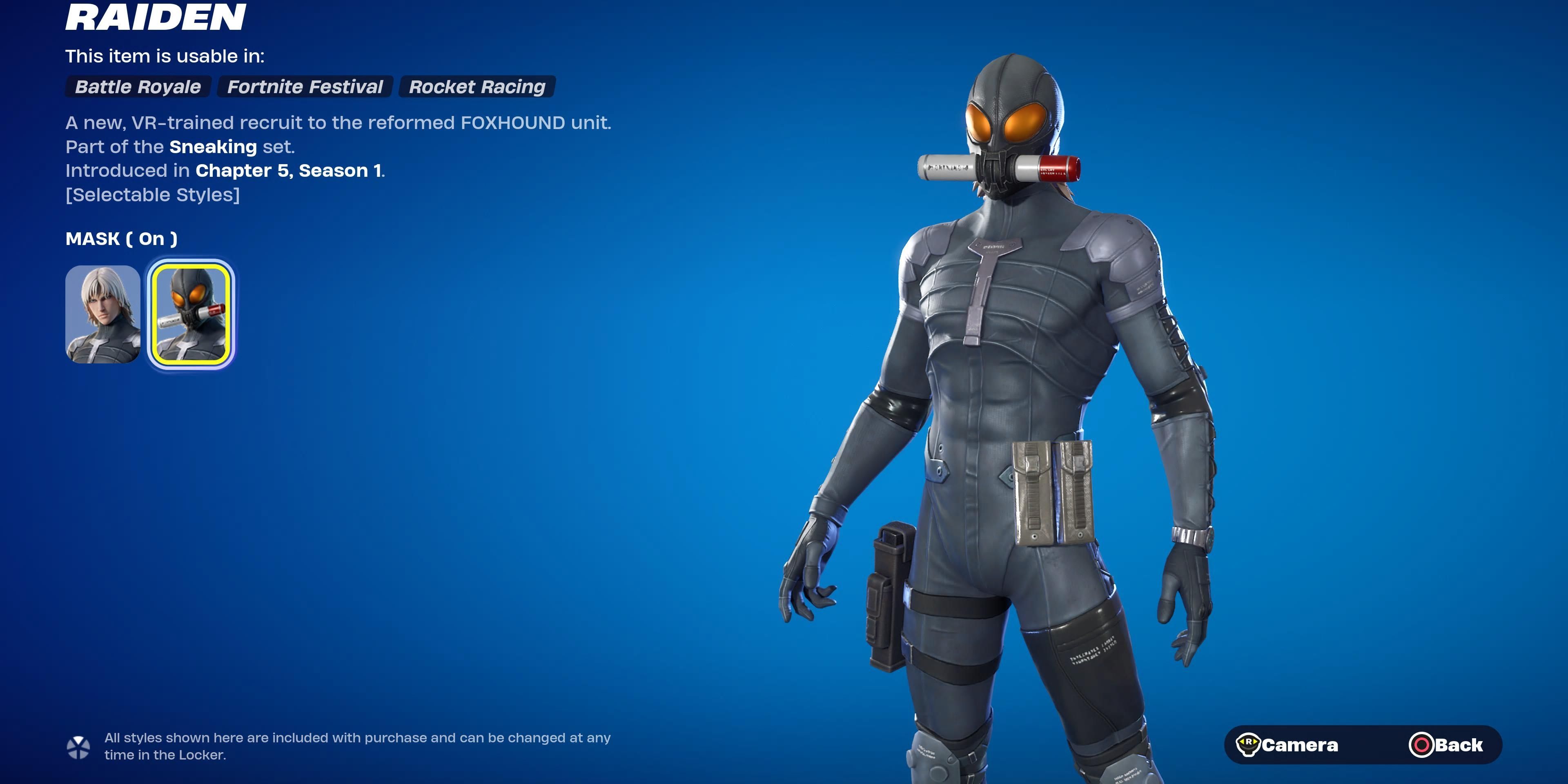Fortnite: cómo conseguir a Raiden de Metal Gear Solid