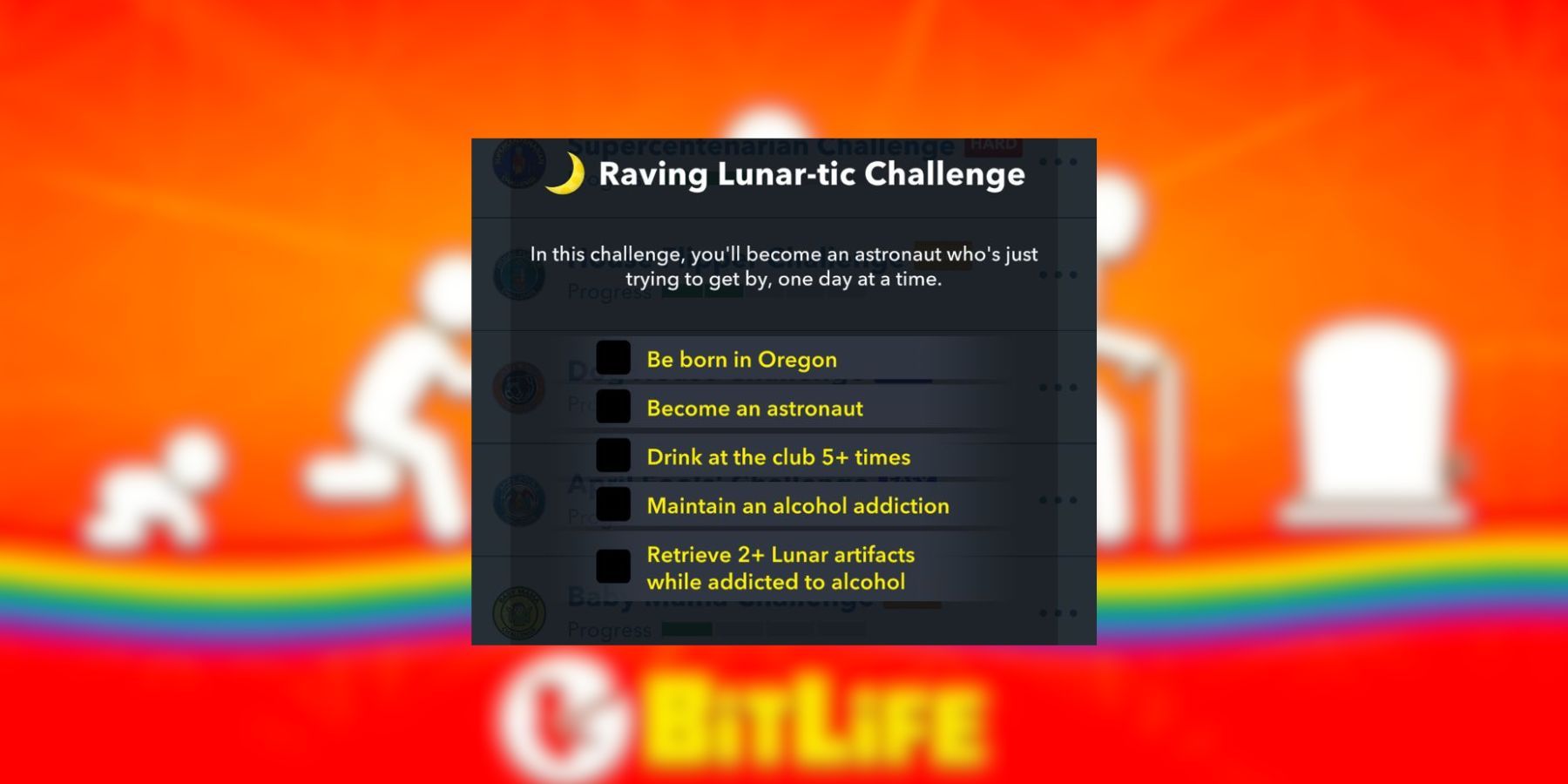raving lunar-tic challenge missions