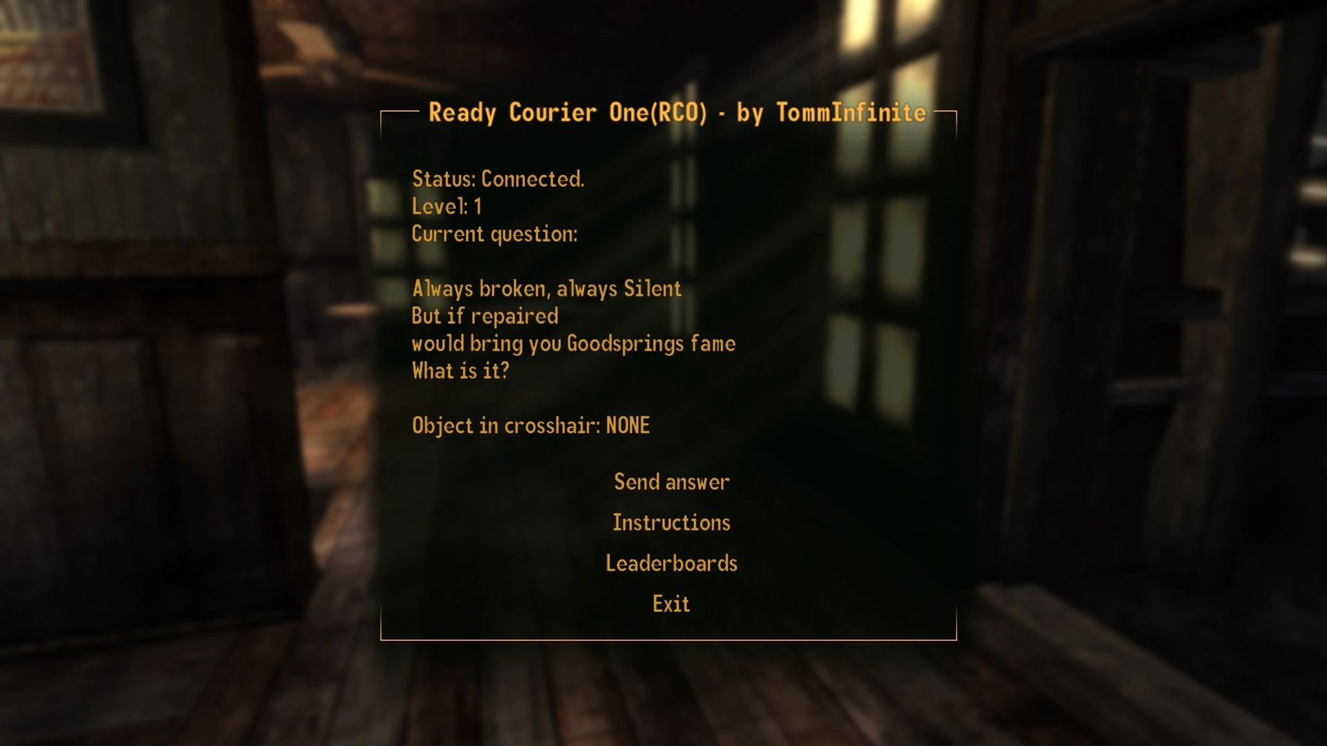 Ready Courier One Fallout New Vegas Mod Screenshot 1