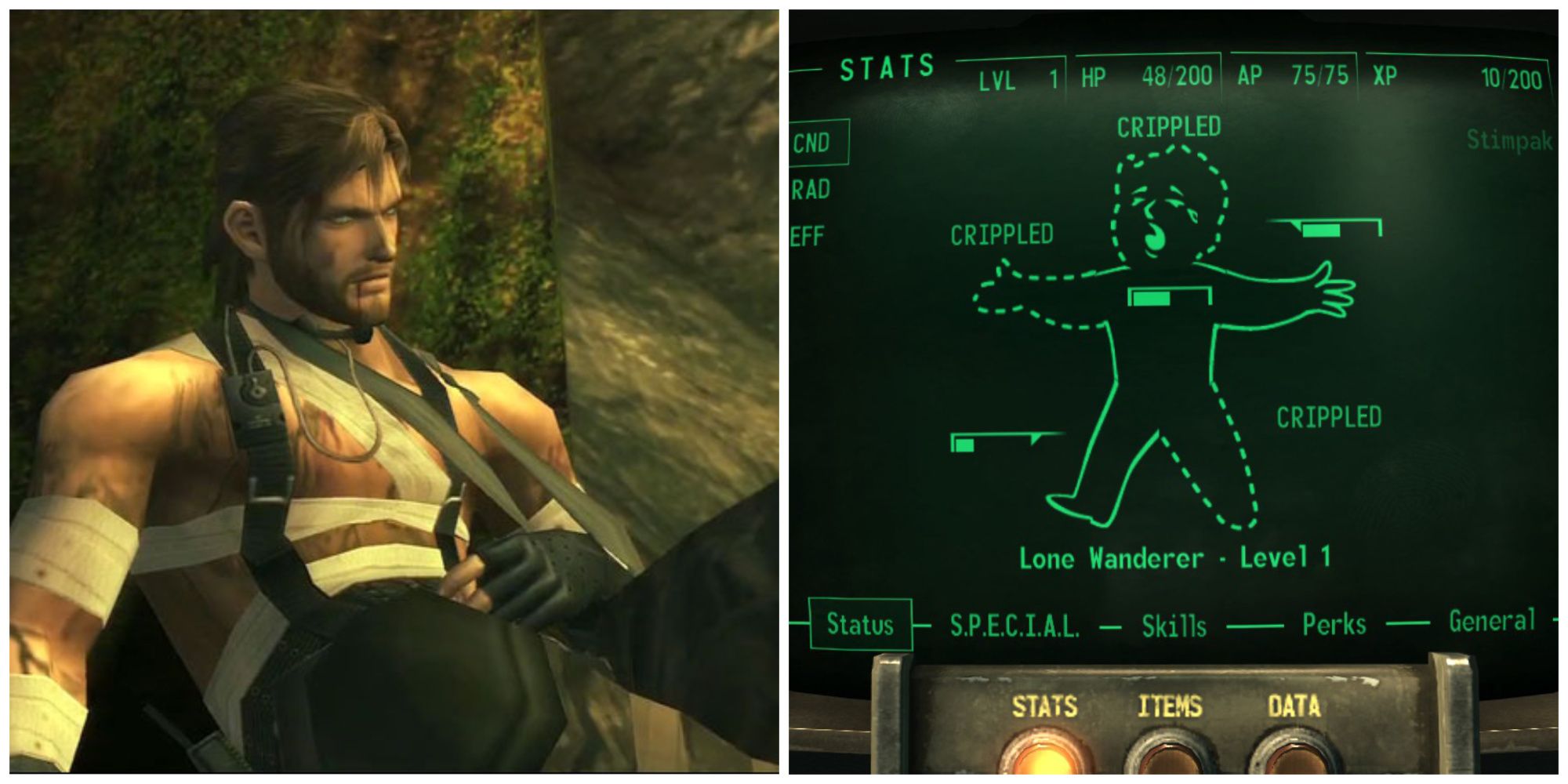realistic healing snake eater fallout
