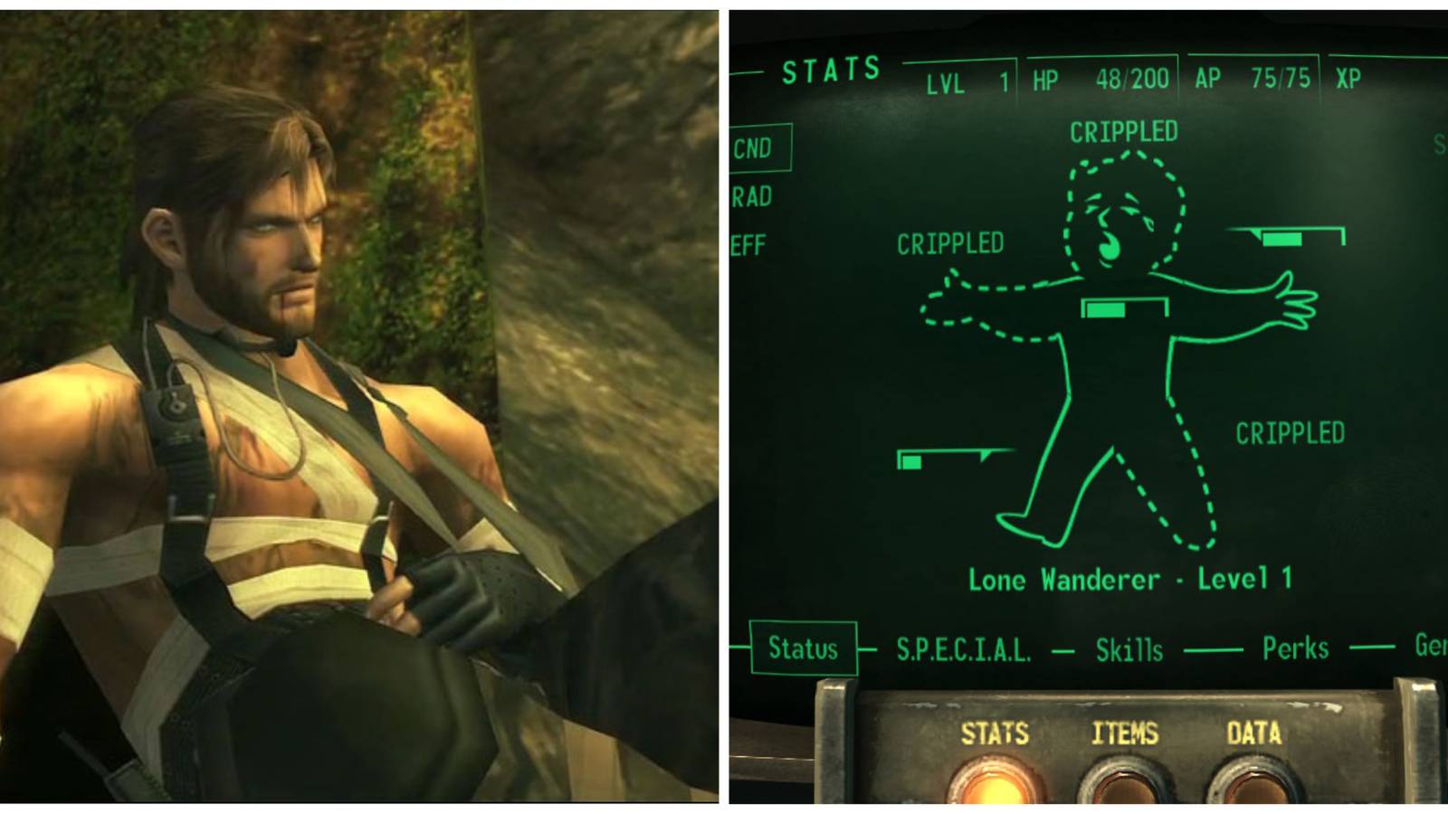 realistic healing snake eater fallout