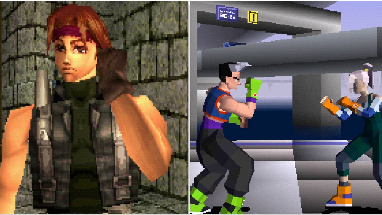 Rei in Blade Arts Tasogare no Miyako R'lyeh and Playing a match in Tobal No. 1