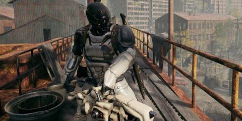 Remnant 2 - Engineer With Heavy Weapon In Hands