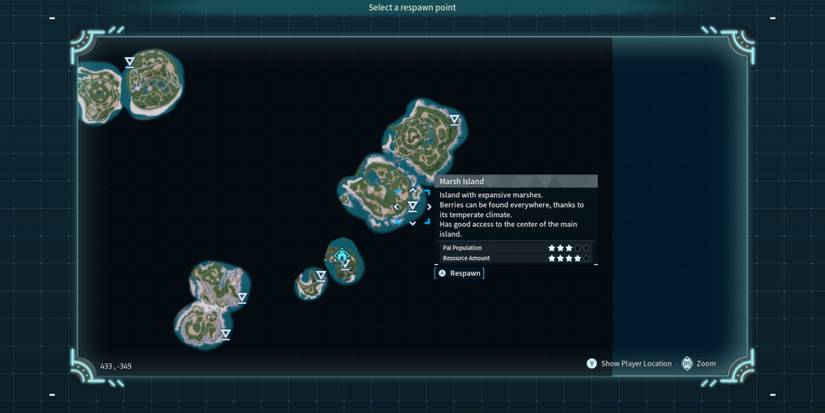 Respawning in Palworld