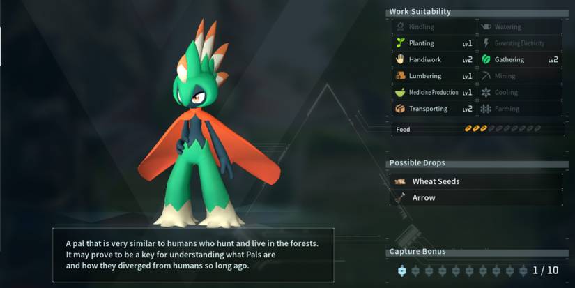 robinquill paldeck in Palworld