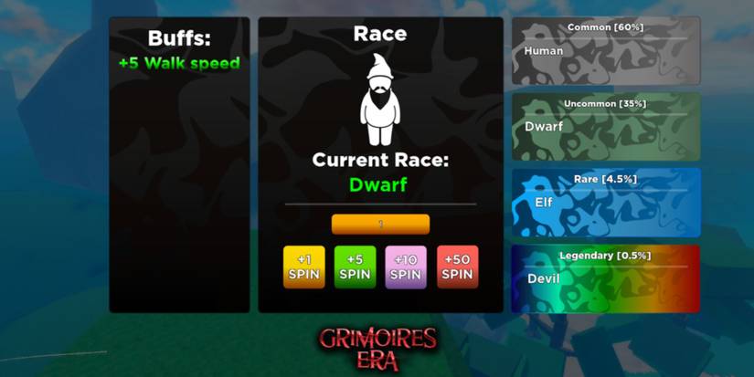 Grimoires Era: races