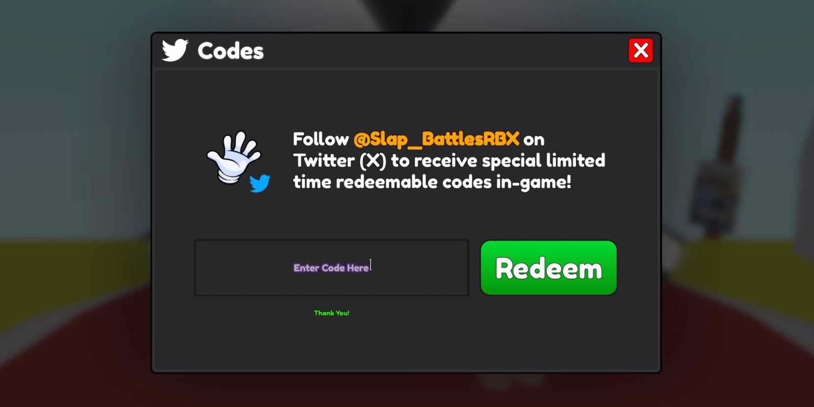 Roblox: Slap Battles Codes