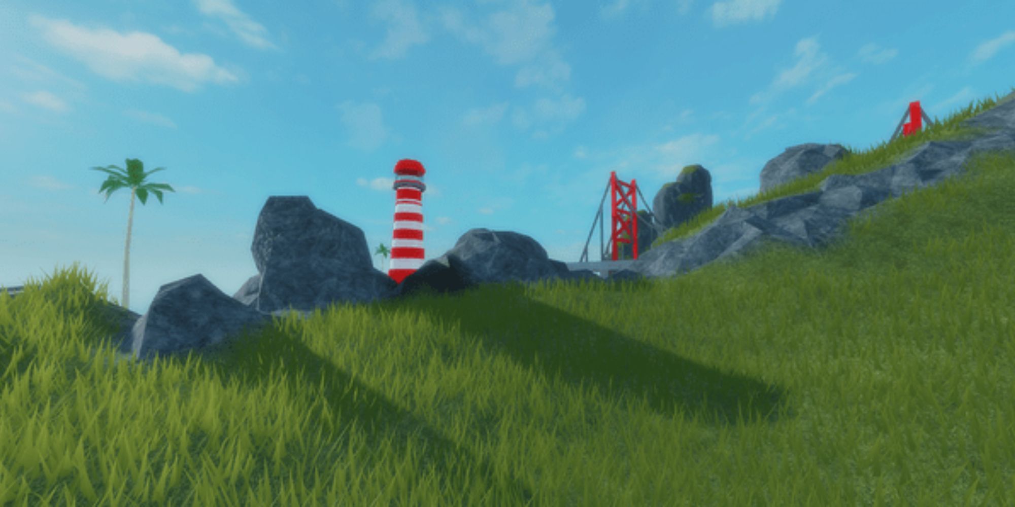 An open-world map in Roblox