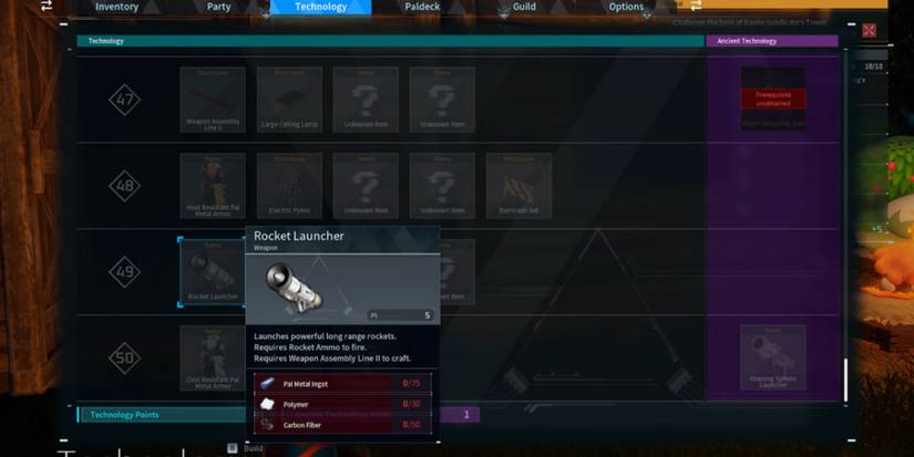 Rocket Launcher in Palworld