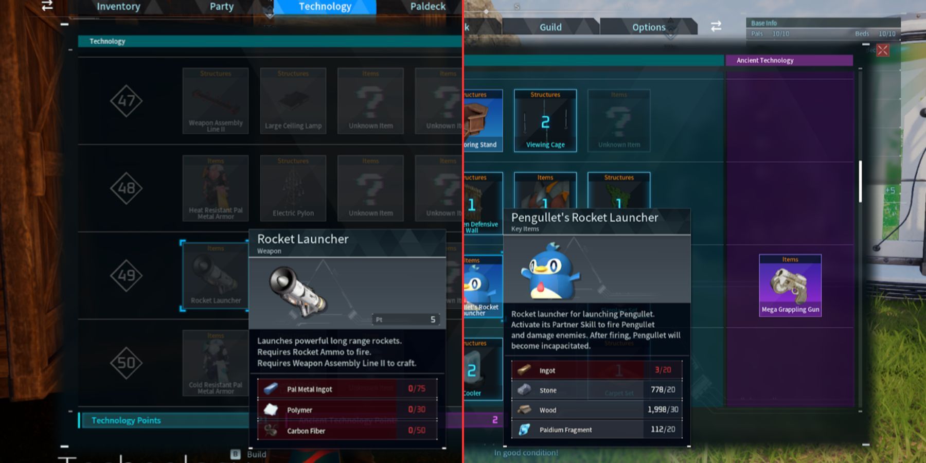 Palworld: How to Get Rocket Launcher