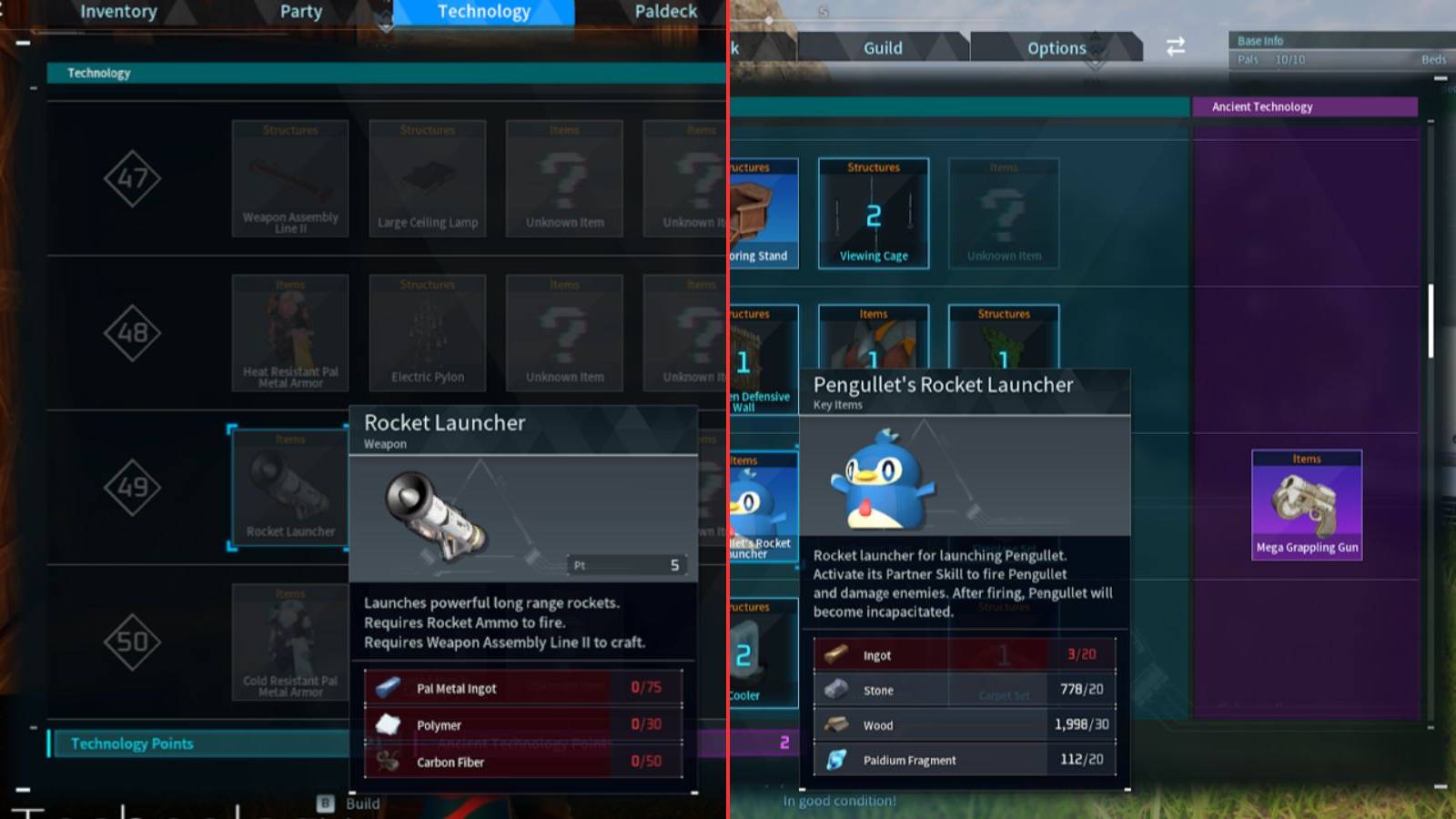 Palworld: How to Get Rocket Launcher