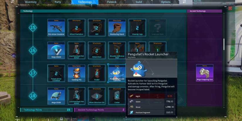 Pengullet’s Rocket Launcher in Palworld