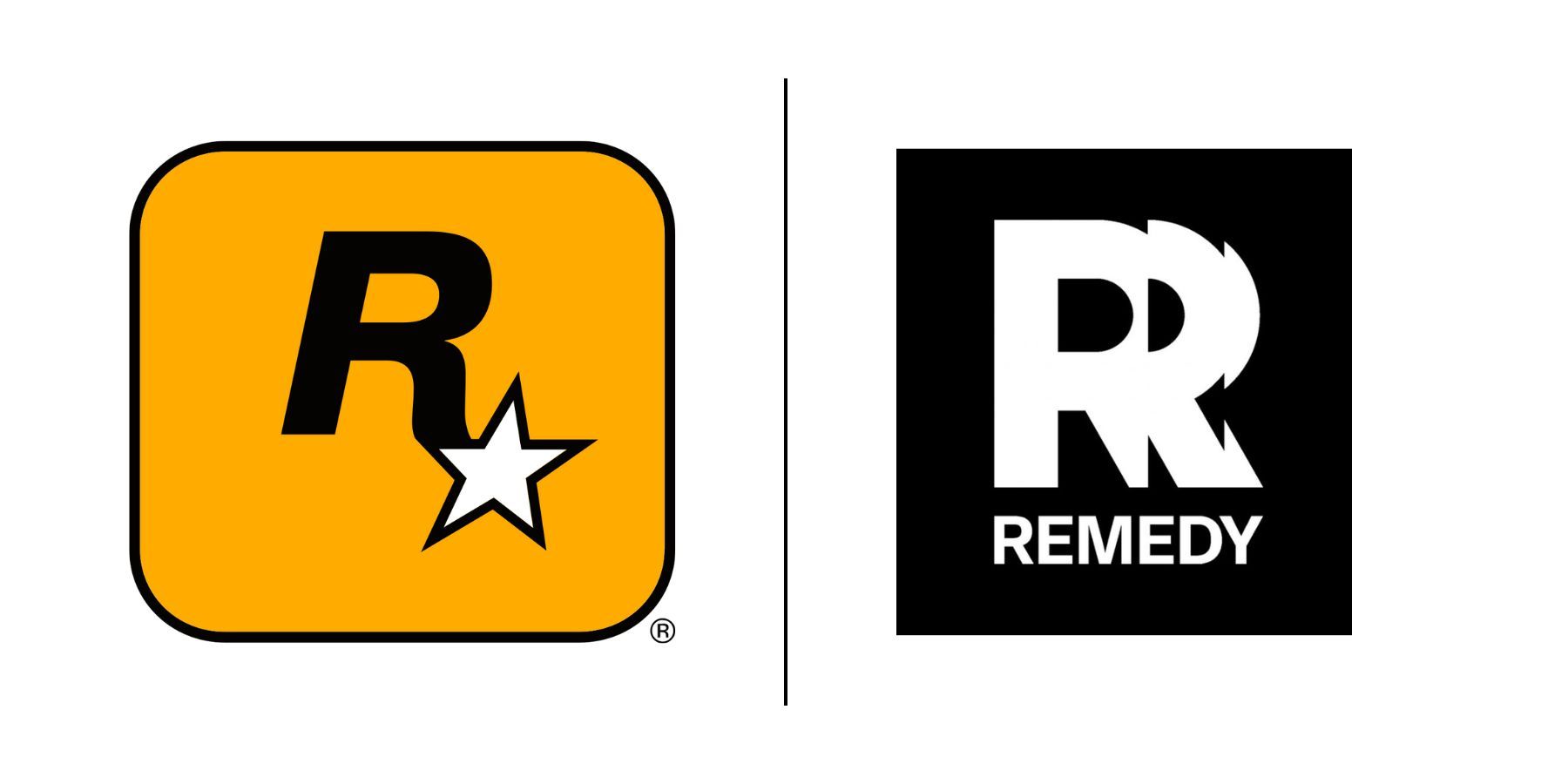 Rockstar vs Remedy Logos