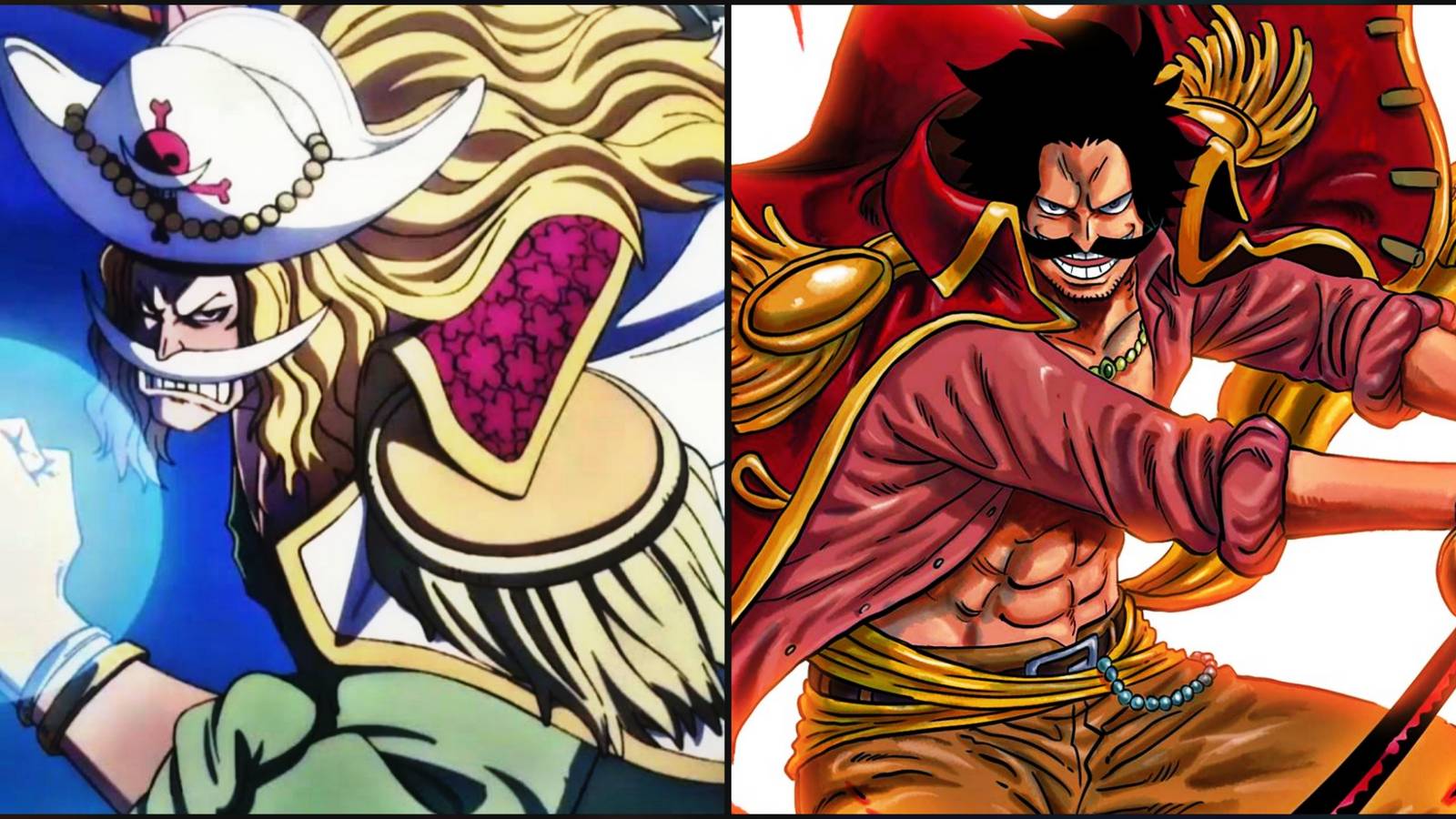 Roger vs Whitebeard One Piece