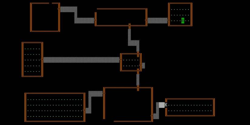 A simple map from Rogue Classic