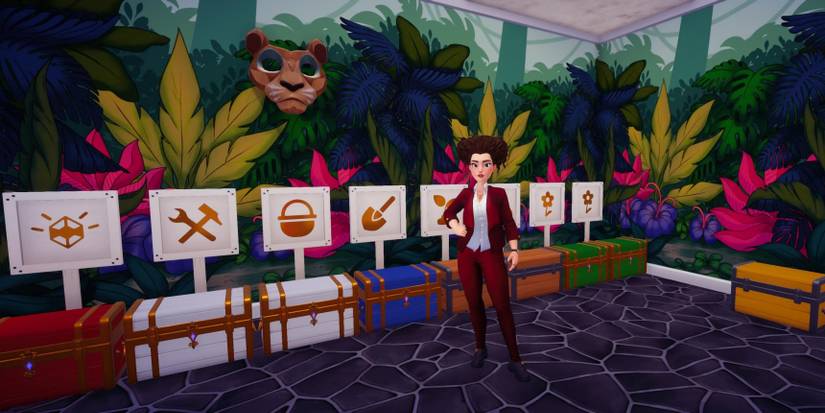 Row of storage chests in Disney Dreamlight Valley