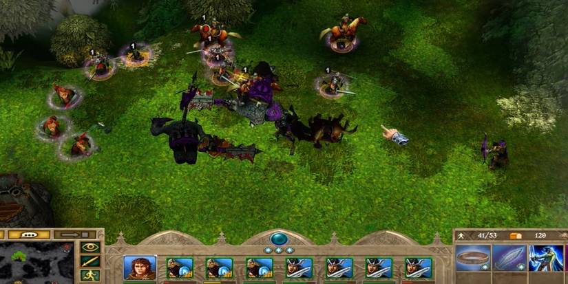 battle scene from war of the ring