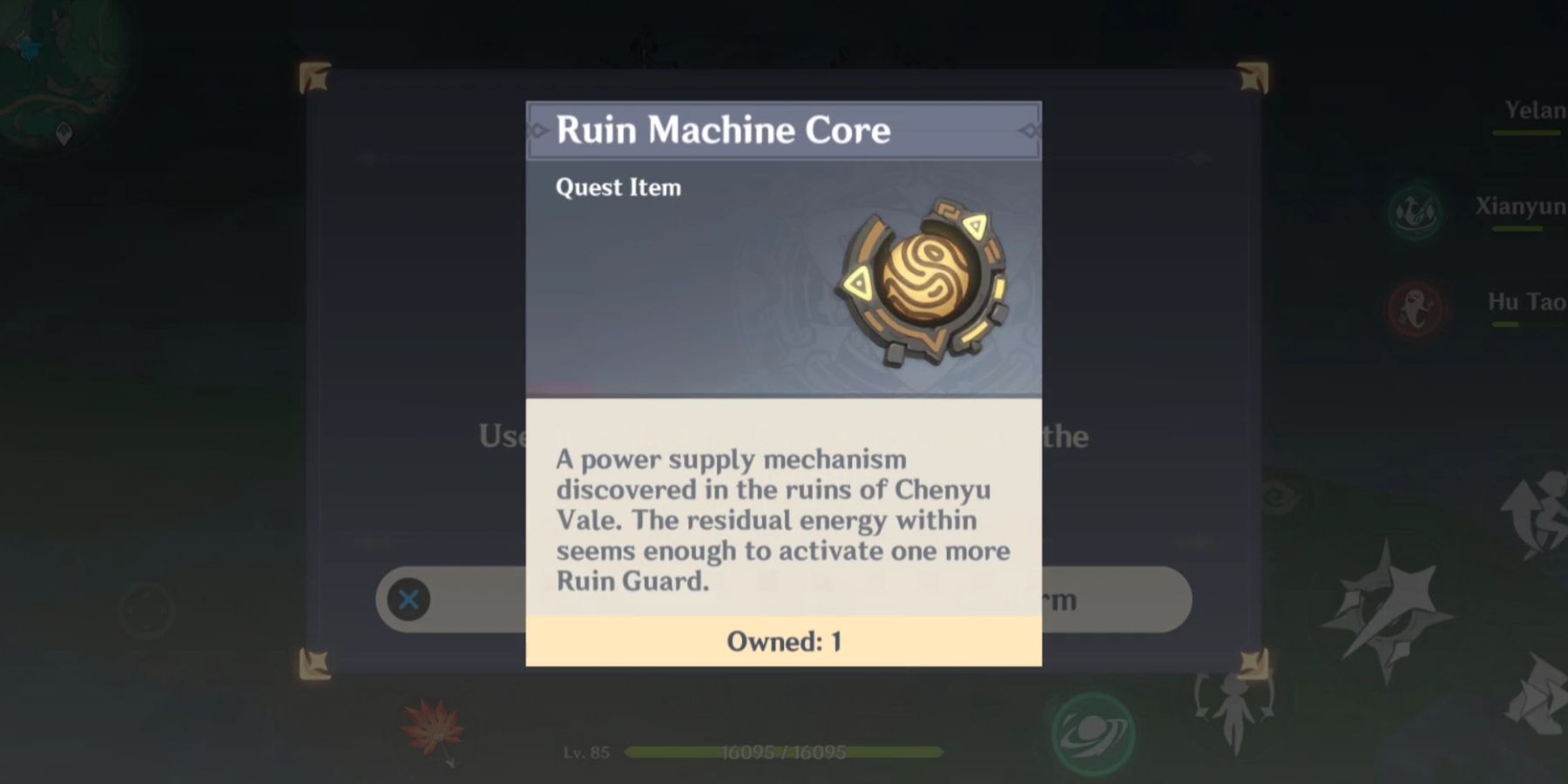 ruin machine core guide location and how to use in genshin impact