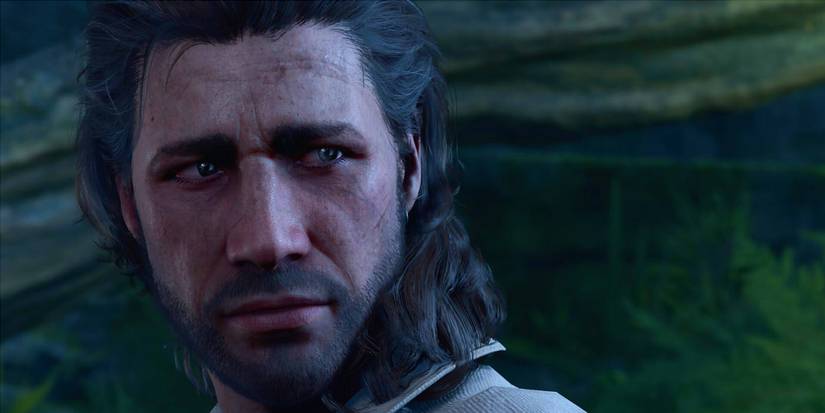 Gale from Baldur's Gate 3 looking sad and forlorn