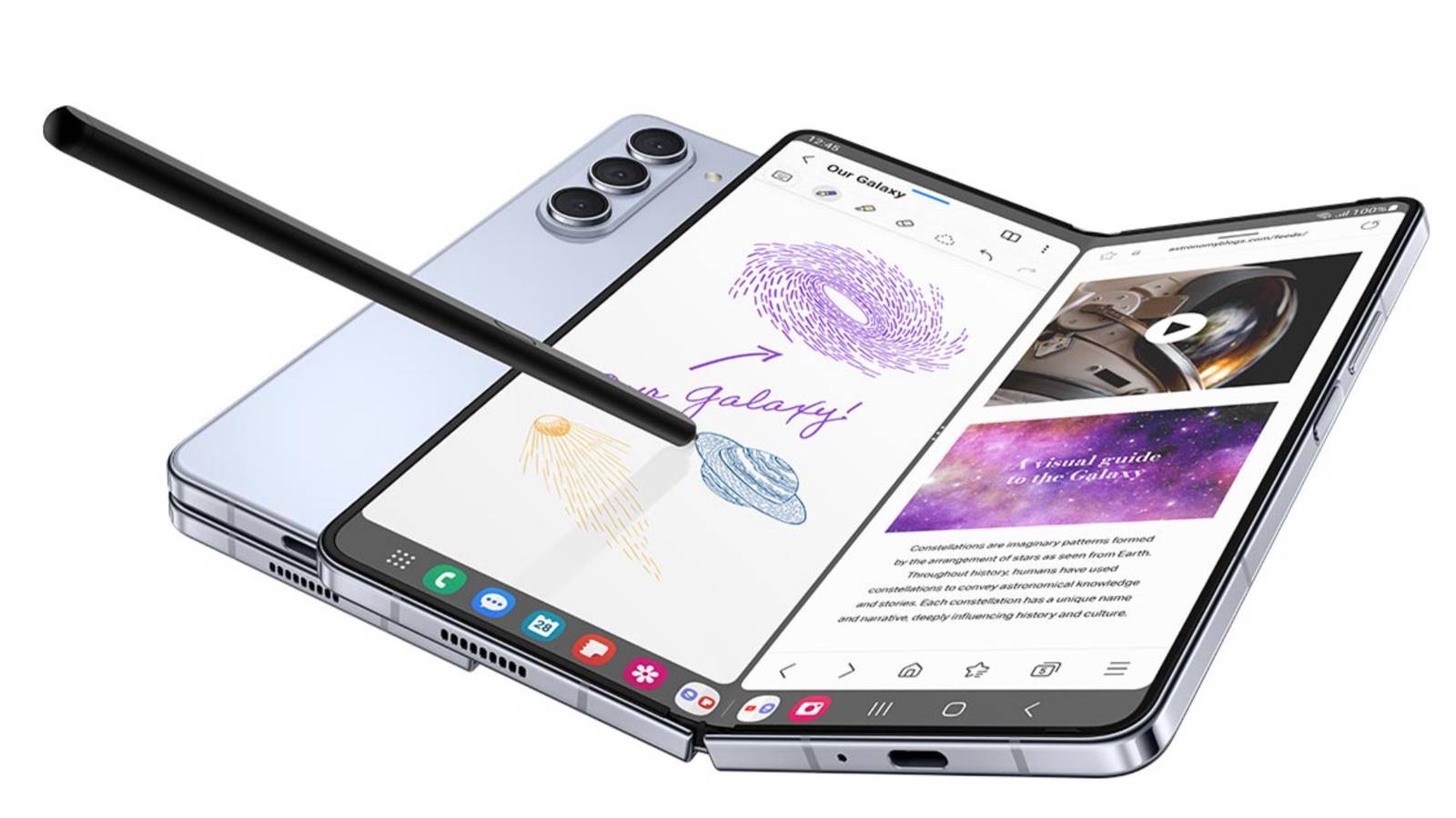 folding samsung phone