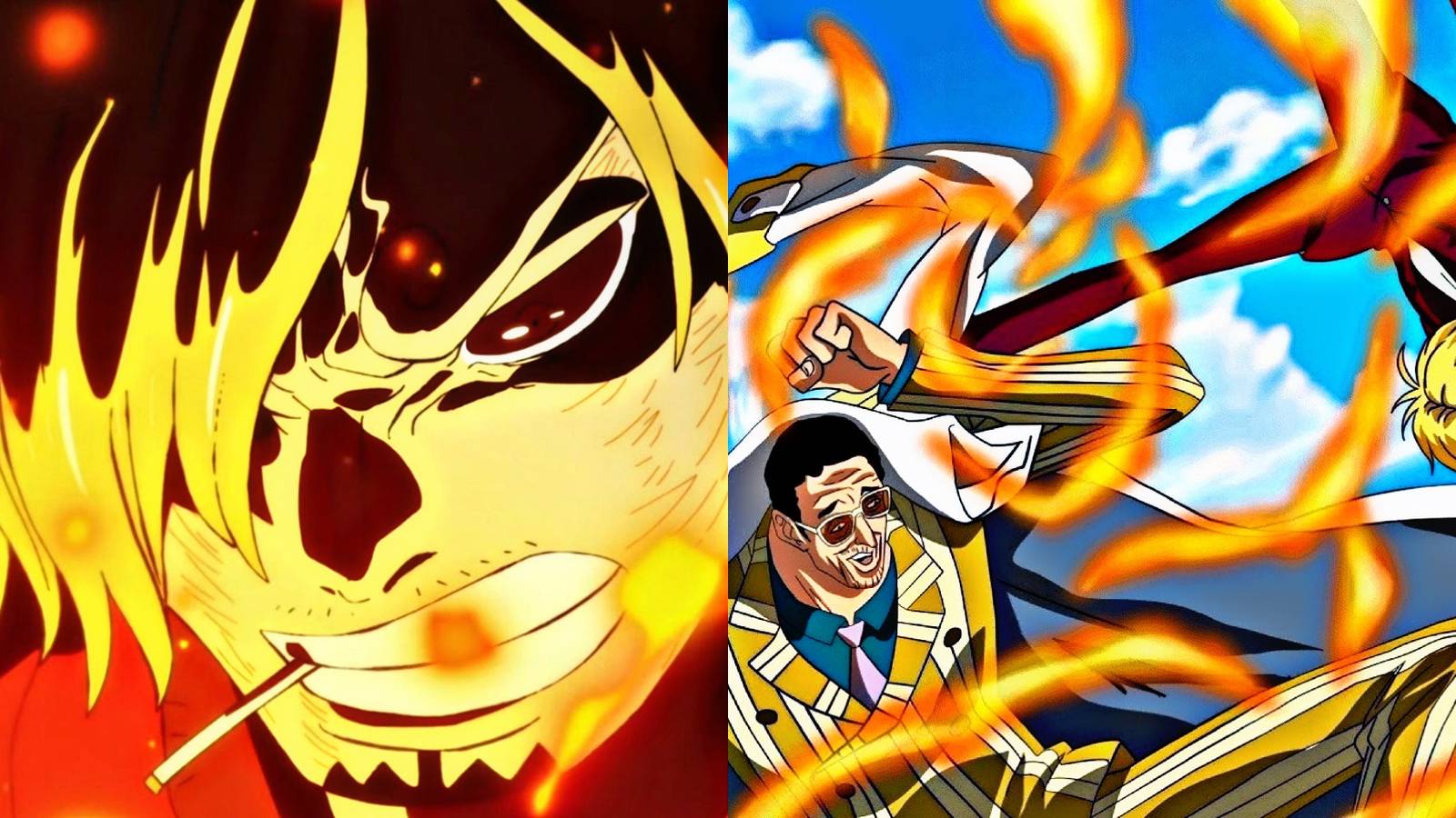 sanji vs kizaru egghead one piece 1106