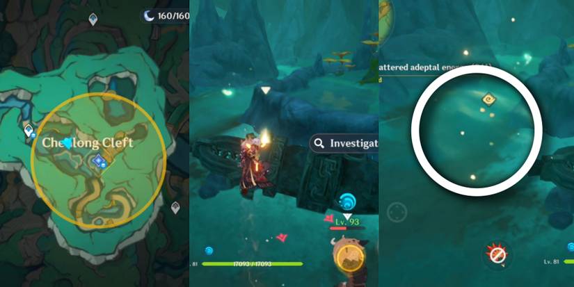 scattered adeptal energy investigate a spot in genshin impact